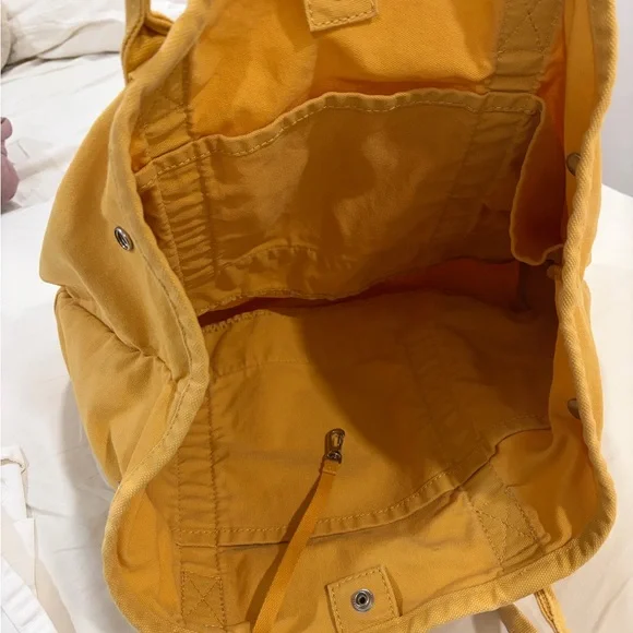 Land’s End 100% Cotton Yellow Tote Bag - Picture 6 of 6